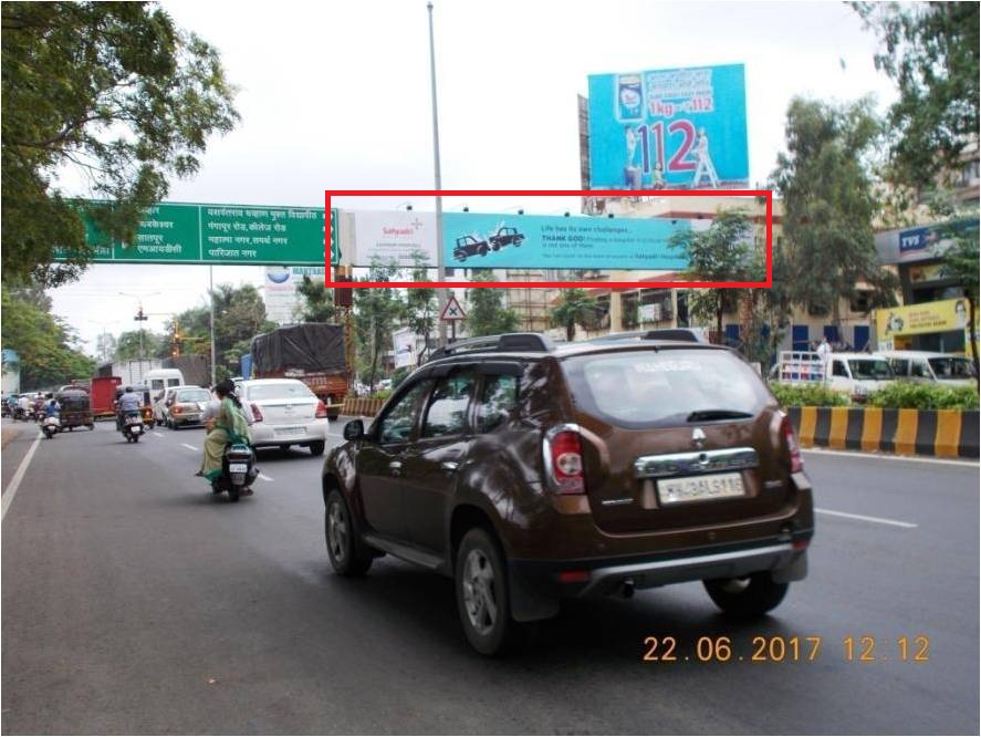 ABB Circle, Mahatma Nagar hoarding